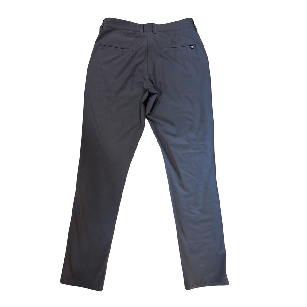 TravisMathew Mens Grey Golf Chino Pants Size 30 Stretch Performance 1MQ184